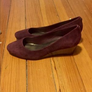 Easy Spirit Solna suede wedge shoe